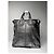 Borsa in pelle argentata Givenchy Nightingale Argento - vista 5