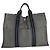 Borsa a mano in cotone grigio di Hermès