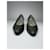 Talons en cuir vert Yves Saint Laurent  - vue 3