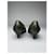 Talons en cuir vert Yves Saint Laurent  - vue 5