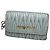 Borsa in pelle blu Miu Miu