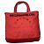 Rote Baumwollhandtasche The Tag Tote von Marc Jacobs