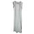 Vestido de algodón plateado MM6 Plata