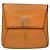 Borsa in pelle arancione Hermès