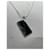 Hermès Silver Steel Necklace Silvery  - view 2