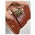 Borsa in pelle marrone Louis Vuitton Lockme - vista 5