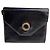 Céline Celine Triomphe Black Leather Wallet