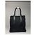 Borsa a mano in cotone nero Loewe Puzzle - vista 5