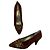 Saint Laurent Anja Brauner Lederabsatz