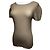 Top de poliéster marrón Issey Miyake Castaño