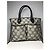 Loewe Gate schwarze Baumwollhandtasche - Ansicht 4