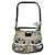 Borsa a mano in cotone bianco Sufflette Signature di Coach