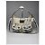 Borsa a mano in cotone bianco Sufflette Signature di Coach - vista 5