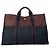 Borsa a mano in cotone nero Hermès