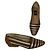 Fendi Braune Lederflats