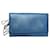 Borsa in pelle blu Prada