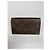 Billetera de cuero marrón Louis Vuitton Flore Castaño - vista 2