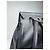 Schwarzer Leder-Rucksack von Issey Miyake - Ansicht 4