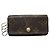 Borsa in pelle marrone Louis Vuitton Lockme