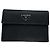 Prada Tessuto  Black Leather Wallet