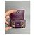 Borsa in pelle viola Coach Porpora - vista 5