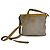 Borsa a mano in cotone grigio Fendi Baguette