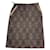 Falda de algodón marrón Fendi Castaño  - vista 1