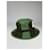 Courreges Cappello in cotone verde Courrèges - vista 4