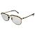 Autre Marque Gafas de sol de metal dorado sin firma