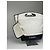 Borsa a mano in pelle bianca Loewe Anagram Basket Bianco - vista 5