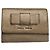 Cartera de cuero camel Miu Miu Camello