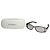 Gafas de sol de plástico plateadas Saint Laurent Plata
