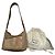 Borsa a mano in pelliccia beige Prada Cleo
