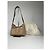 Borsa a mano in pelliccia beige Prada Cleo - vista 5