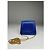 Borsa a mano mini Pocket in pelle blu di Givenchy - vista 5