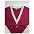 Top de lã bordô Emilio Pucci Bordeaux - vista 4