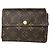 Portafoglio in pelle marrone Emilie Louis Vuitton
