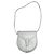 Borsa a mano in pelle verniciata bianca Givenchy Infinity Bianco
