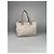 Chanel Grand Shopping Handtasche aus beigem Polyester - Ansicht 2