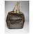 Borsa da viaggio in pelle marrone Keepall Louis Vuitton - vista 4