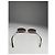 Gafas de sol de metal marrón Loewe Castaño - vista 3
