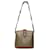 Triomphe Céline Borsa a secchiello in pelle marrone Celine