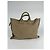 Borsa a mano in cotone marrone Issey Miyake - vista 5