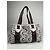 Céline Borsa a mano in pelle bianca Celine Cabas Bianco - vista 2