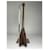 Borsa a mano in cotone marrone Givenchy Gem  - vista 4