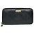 Portafoglio in pelle nera Gucci GG Blooms Nero