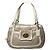 Borsa in pelle bianca Sufflette Signature di Coach Bianco