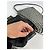 Borsa a mano in cotone nero Fendi Baguette - vista 3