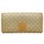 Céline Cartera de cuero beige Celine Triomphe