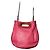 Borsa a mano in pelle rosa Flamenco Loewe